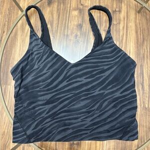 Lululemon Align Tank Le Tigre Camo Deep Coal Multi